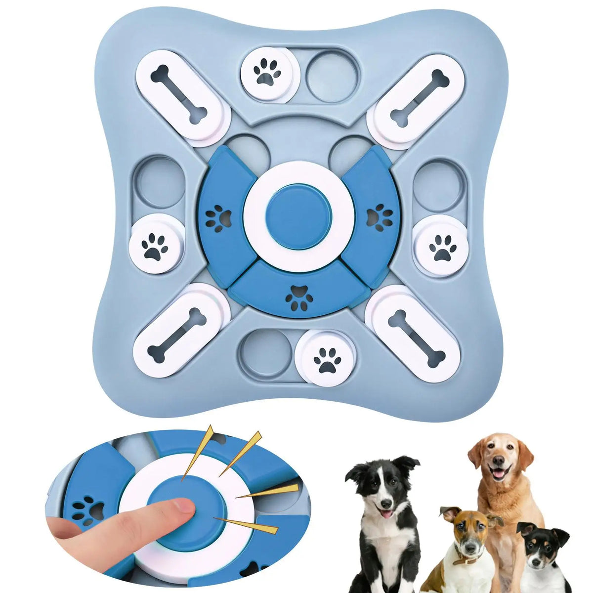 Hundeklar SlowFeeder – interaktiv matskål