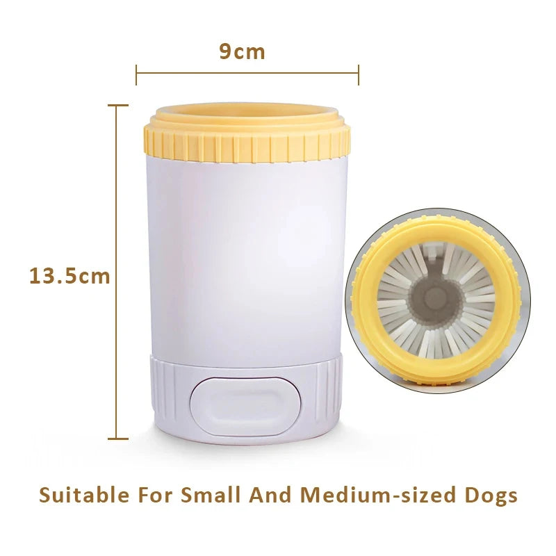 Portable Dog Paw Cleaner Cup Soft Silicone Combs Pet Foot Washer Cup for Small Medium Dogs Cat Cleaning