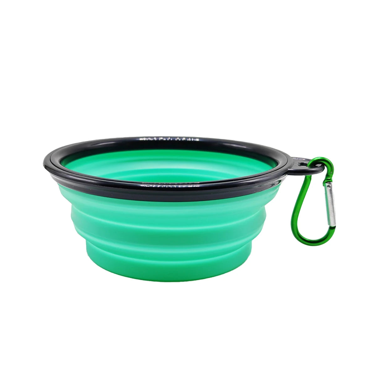 Folding Portable Silicone Dog Feeder Bowl 2-in-1 Pet Dispenser for Outdoor Travel Food And Water Container for Dogs And Cats