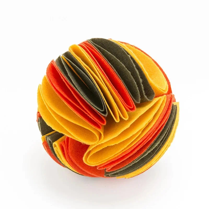 Dog Snuffle Ball Mat Sniffing Training Food Nose Blanket Detachable Slow Feeding Pads Puzzle Toy for Puppy Cats Pet Supplies