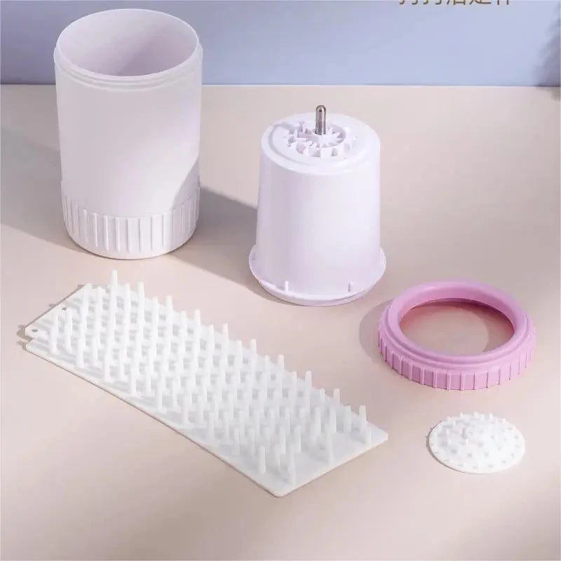 Portable Dog Paw Cleaner Cup Soft Silicone Combs Pet Foot Washer Cup for Small Medium Dogs Cat Cleaning