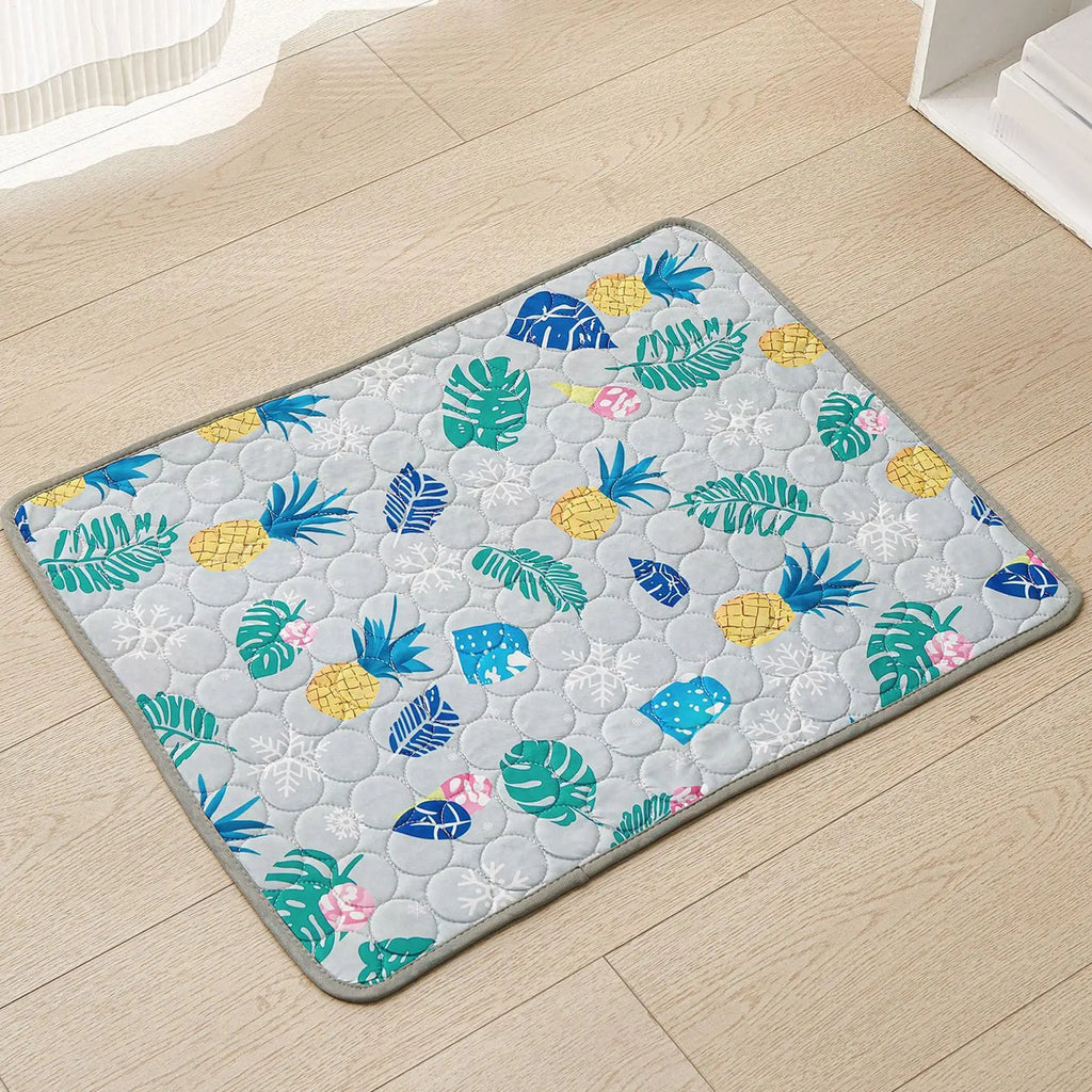 Pet Cooling Mat Cat Cooling Mat And Sleeping Pad For Pets Summer Cool Pads Blanket Washable Ice Silk Breathable Mat Pet supplies