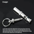 Ultrasonic Training Dog Training Whistle Stop Barking Device Flute Silent Whistle Control Tool Puppy Train Keychain Pet Supplies