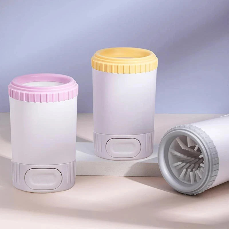 Portable Dog Paw Cleaner Cup Soft Silicone Combs Pet Foot Washer Cup for Small Medium Dogs Cat Cleaning