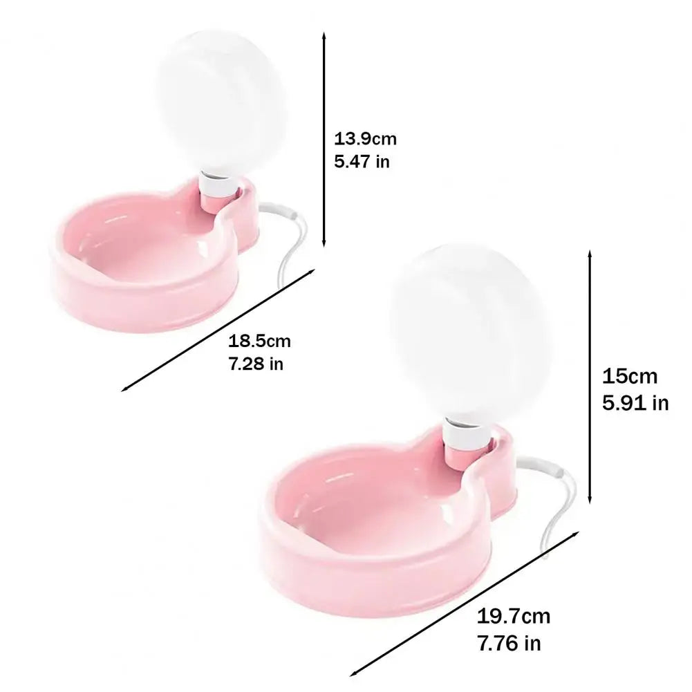 Folding Cat Dog Water Bottle Plastic Food Grade Portable Pet Water Bowl Leak Proof Pet Feeding Supplies Food Water Container