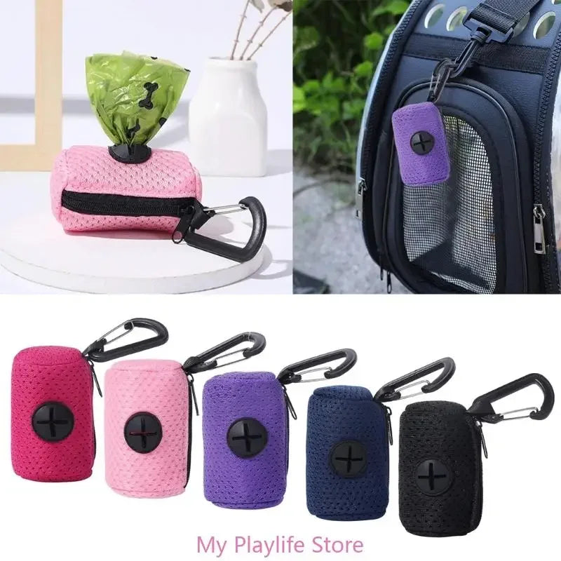 Dog Poop Pickup Bag Holder Pet Waste Poop Bag Dispenser for Dog Pets Pooper Cleaning Tool